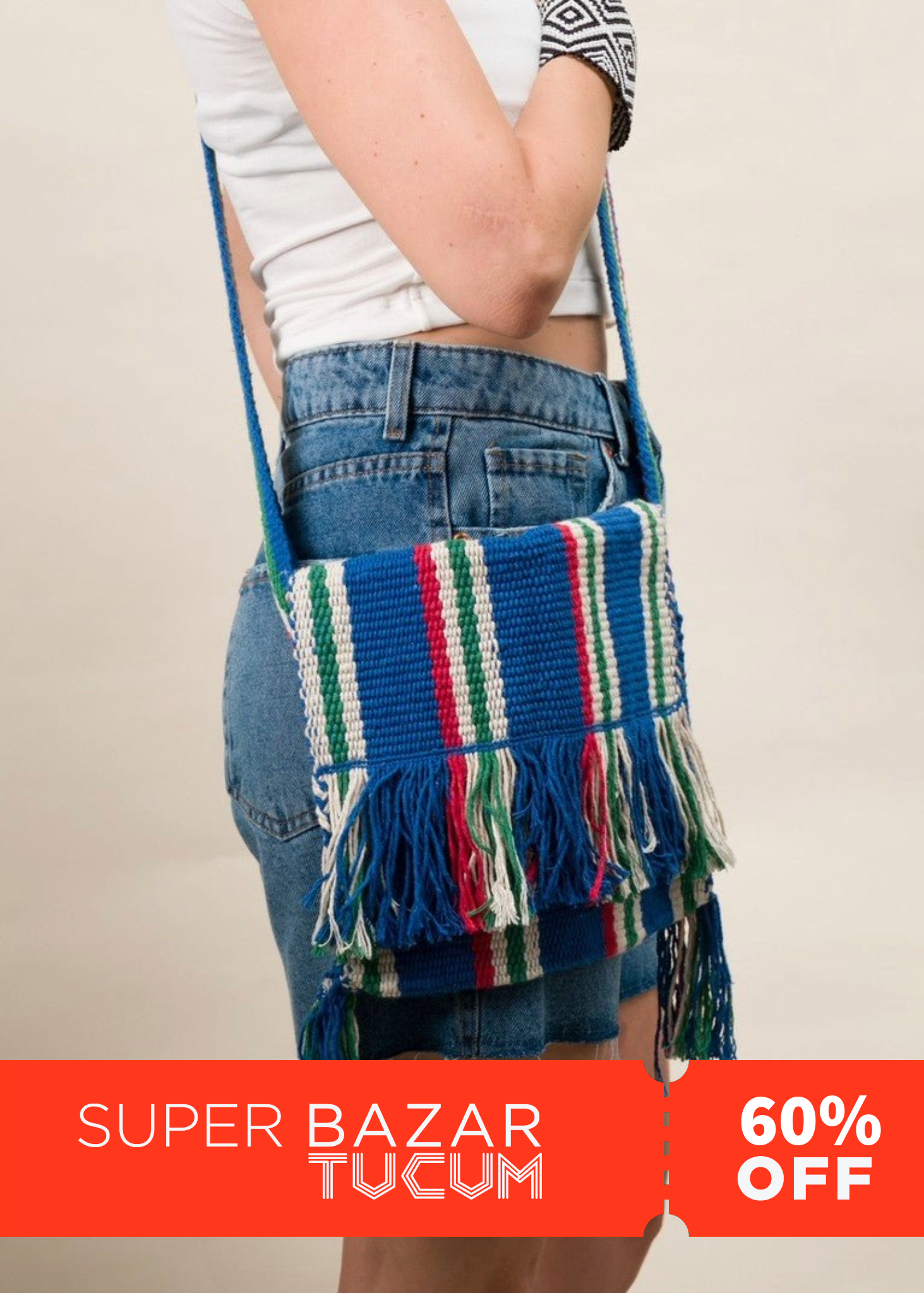 Bolsa de Tecelagem Guajajara - Arte Indígena Imagem principal do produto