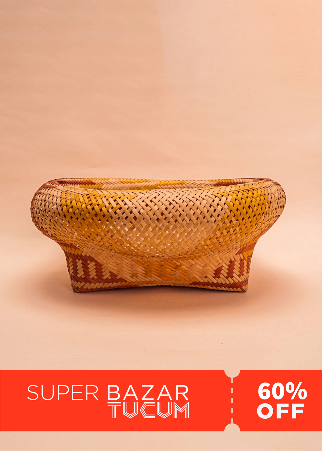 Cesto Teçume da Amazônia - Arte Indígena