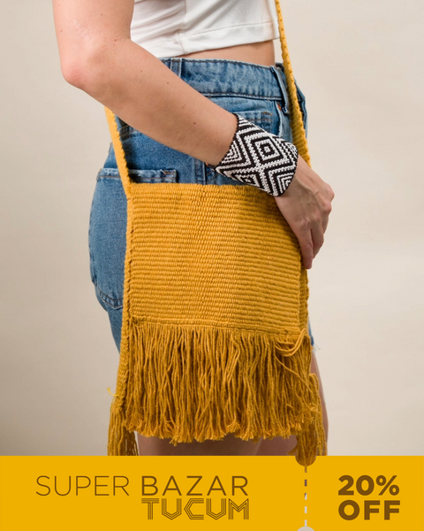 Bolsa de Tecelagem Guajajara - Arte Indígena | Tucum Brasil
