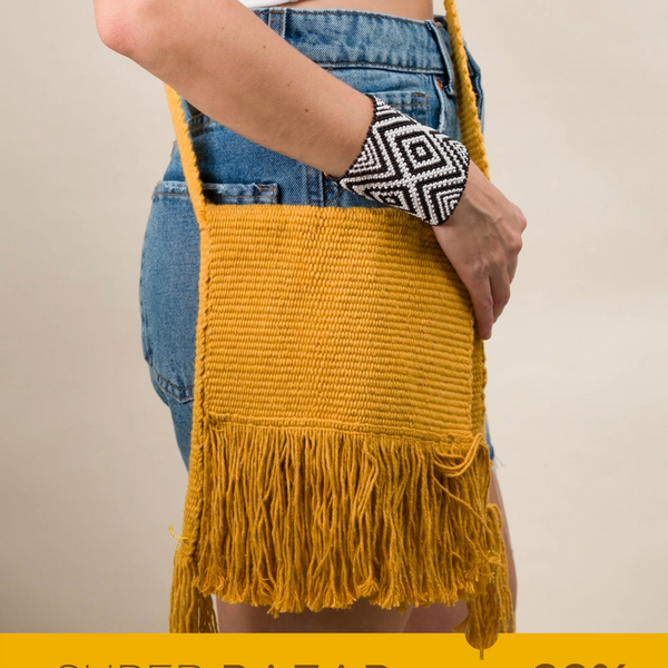 Bolsa de Tecelagem Guajajara - Arte Indígena | Tucum Brasil
