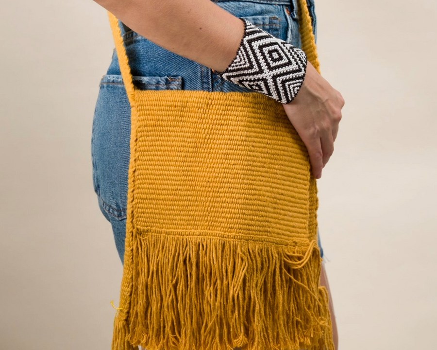 Bolsa de Tecelagem Guajajara - Arte Indígena | Tucum Brasil