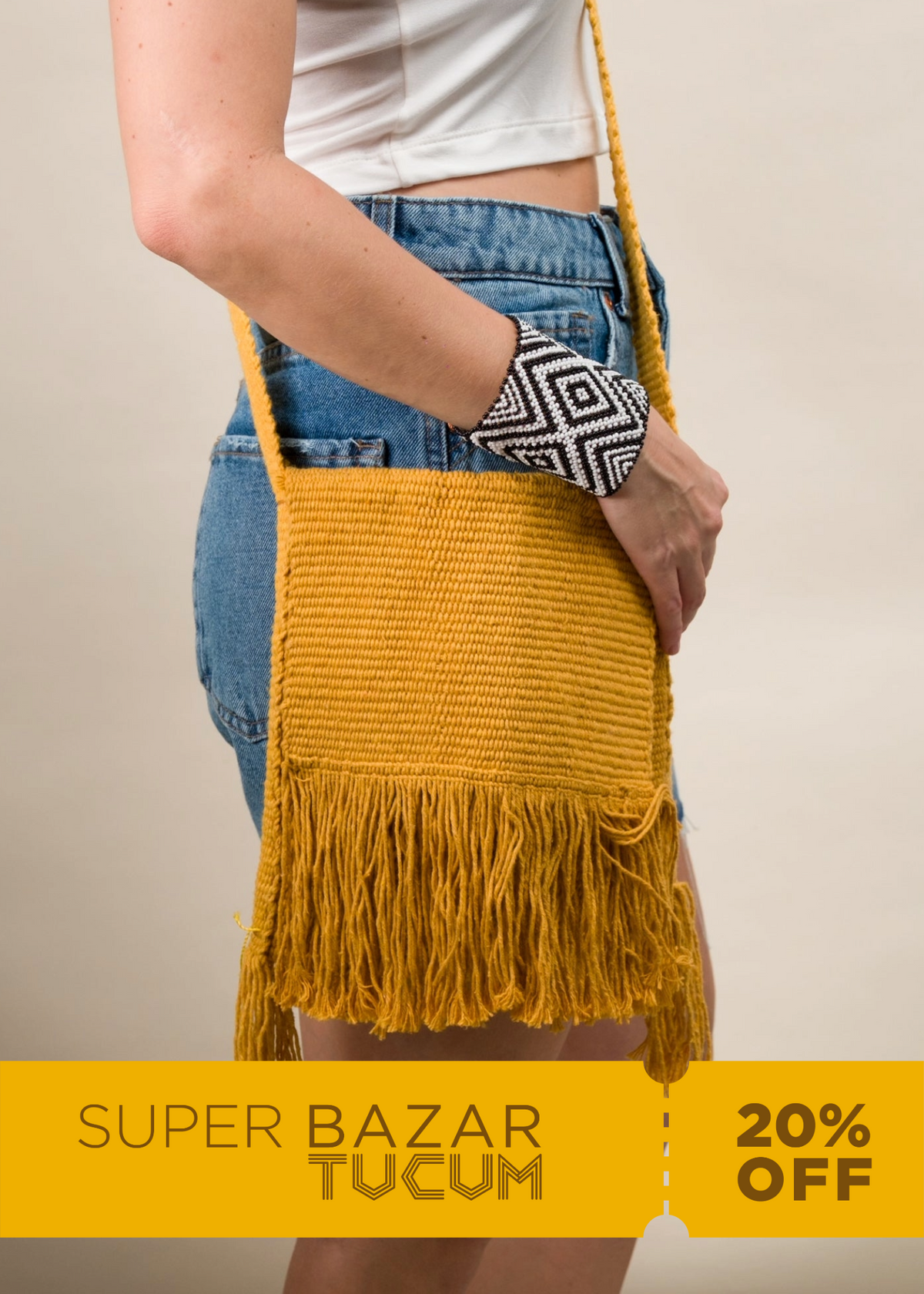 Bolsa de Tecelagem Guajajara - Arte Indígena | Tucum Brasil