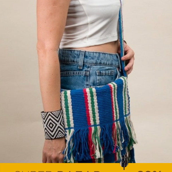 Bolsa de Tecelagem Guajajara - Arte Indígena | Tucum Brasil