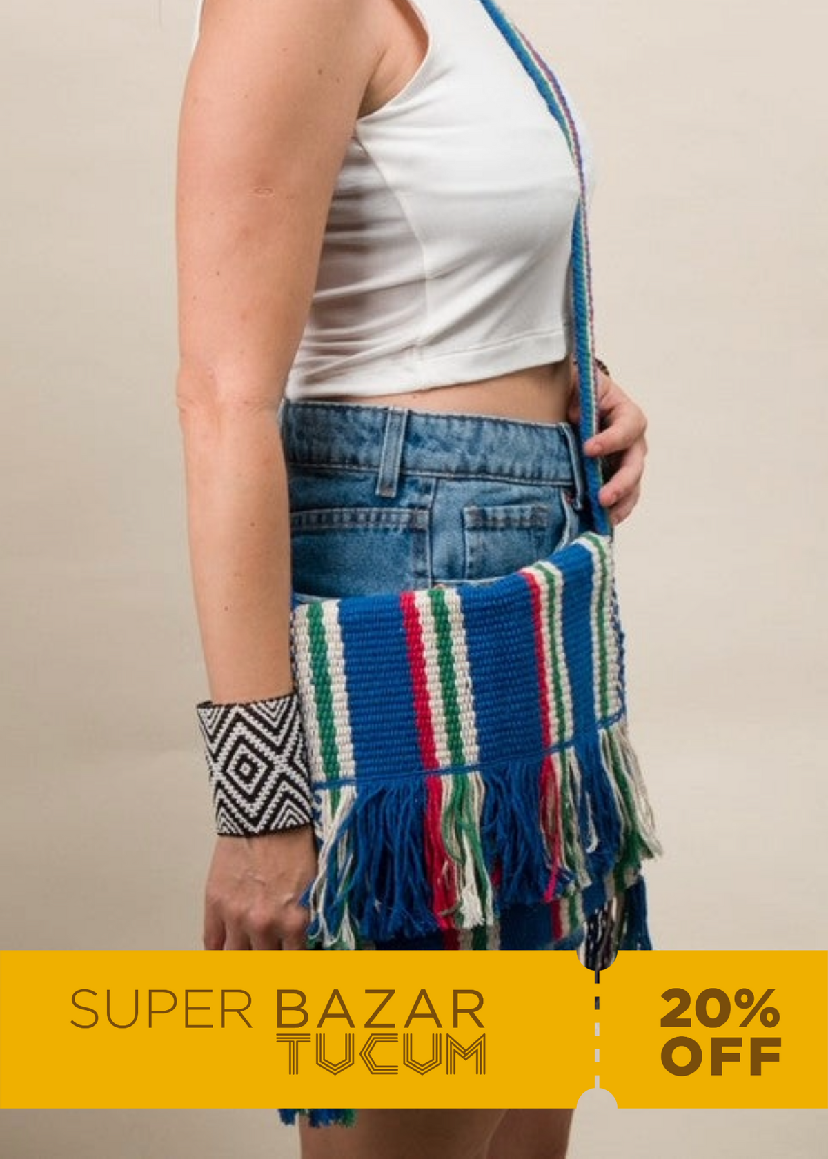 Bolsa de Tecelagem Guajajara - Arte Indígena | Tucum Brasil