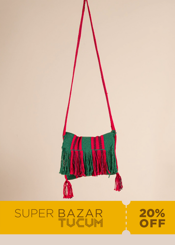 Bolsa de Tecelagem Guajajara - Arte Indígena | Tucum Brasil