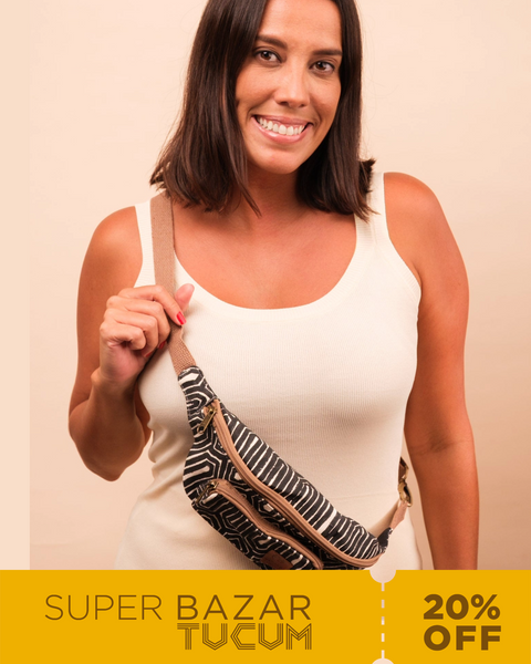 Pochete grafismos Kayapó - Arte indígena | Tucum Brasil