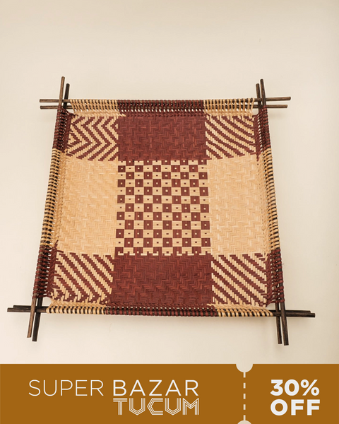 Peneira Teçume da Amazônia - Arte Indígena | Tucum Brasil