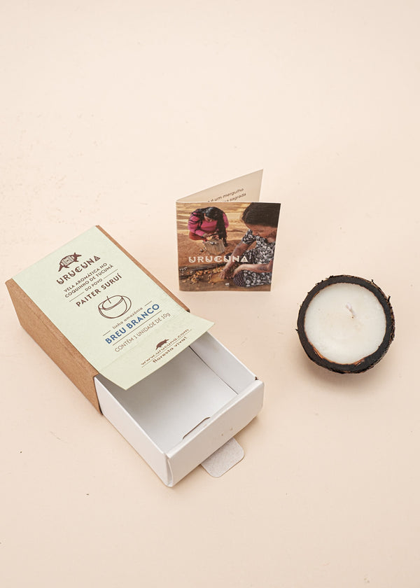 Kit pulseira Kamayurá + Vela aromática | TUCUM