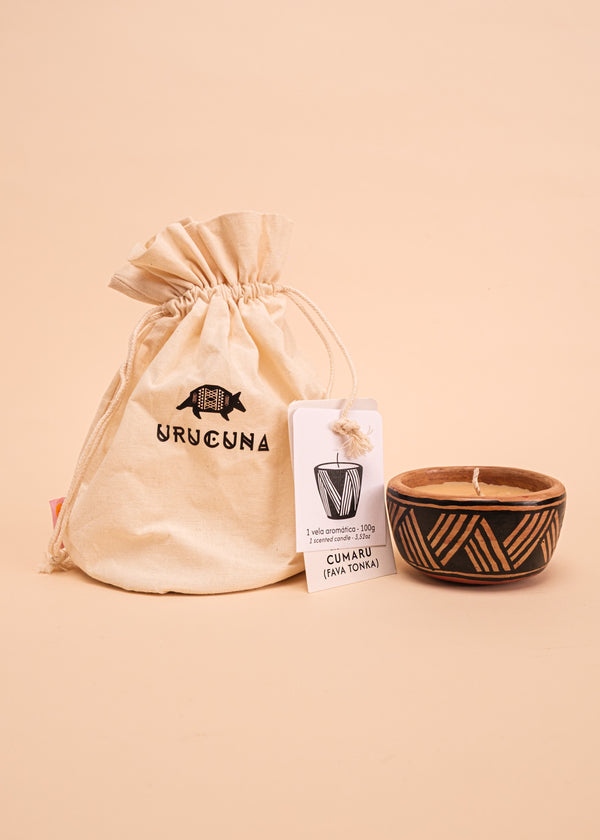 Vela na cerâmica Waurá | Tucum Brasil