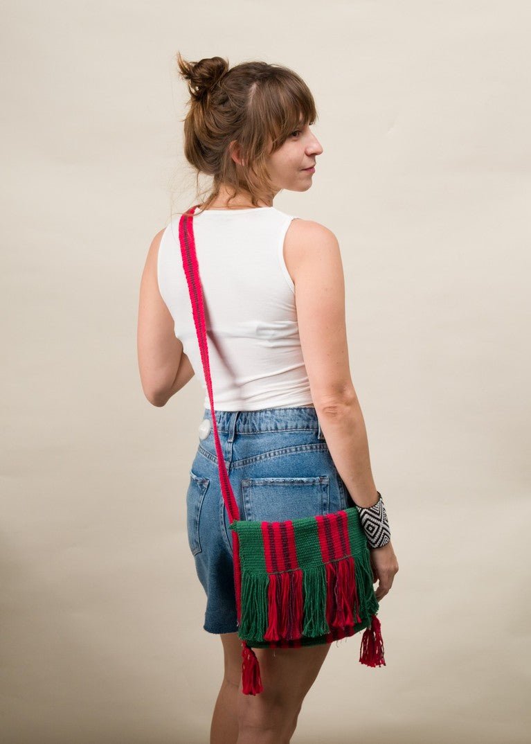 Bolsa de Tecelagem Guajajara - Arte Indígena Imagem secundária do produto