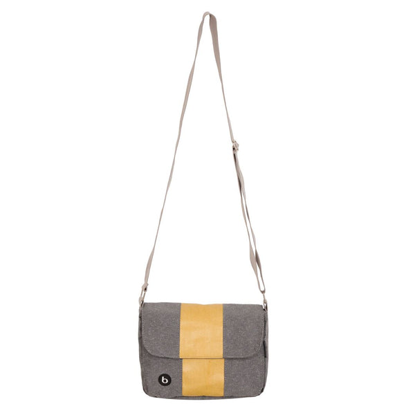 Bolsa Carteiro Bossa Nova Cinza/Urucum | bossapack