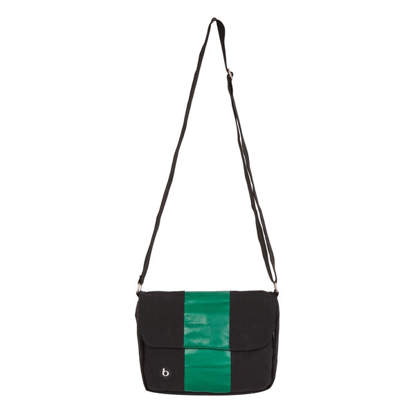 Bolsa Carteiro Bossa Nova Preta/Verde | bossapack