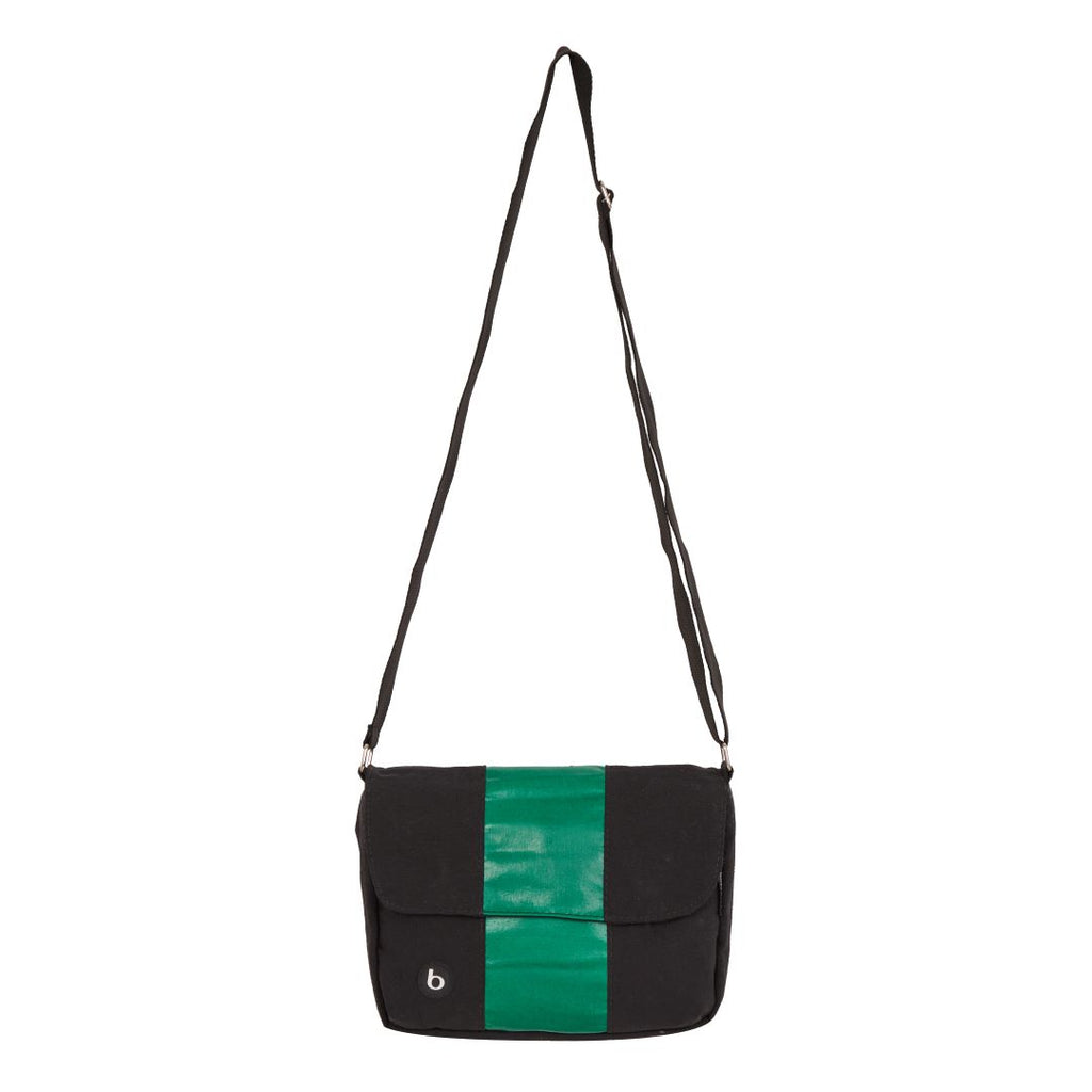 Bolsa Carteiro Bossa Nova Preta/Verde | Bossapack