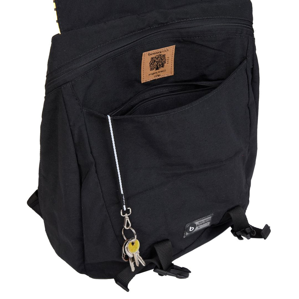 Mochila Simca preta | Bossapack