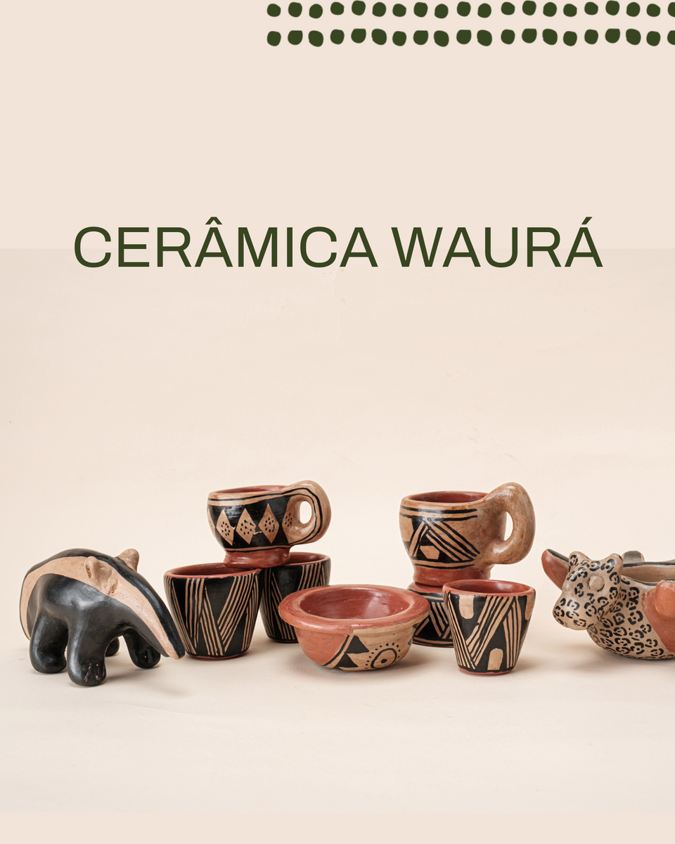  As cerâmicas são feitas através de técnicas milenares, passadas de geração a geração pelas mulheres indígenas. Conheça as cerâmicas feitas à mão que promovem a manutenção da cultura através do artesanato. Adquira a sua agora com frete grátis acima de R$ 330 para região sudeste!
