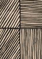 Tela com grafismos indígena preta e branca feita pelo povo Kayapó, artesanato indígena brasileiro